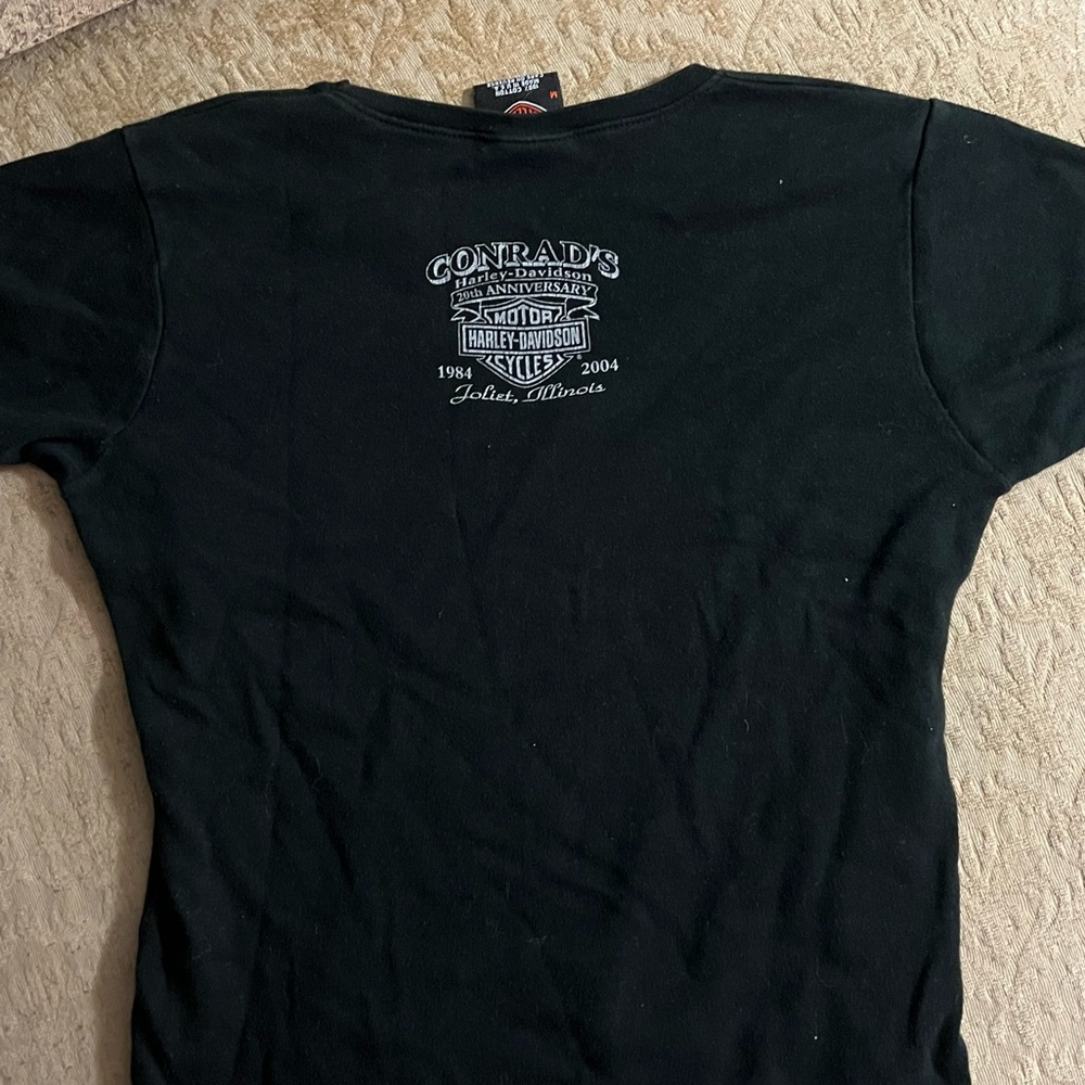 Black Harley Davidson T-Shirt - Picture 2 of 3